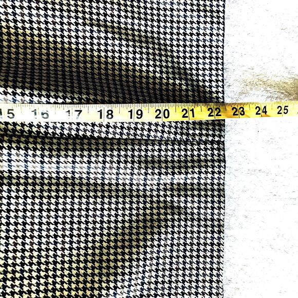 Y2K Clueless Skirt Houndstooth Pencil Midi Knee S 6 Lined H & M Grommet Preppy - Picture 8 of 13
